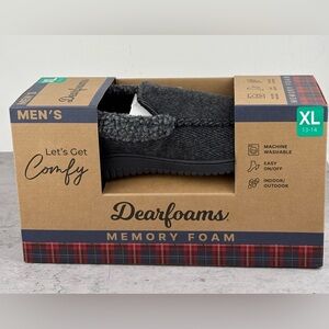 Dearfoams Slippers Men’s Size XL Shoe Size 13-14 New In Box